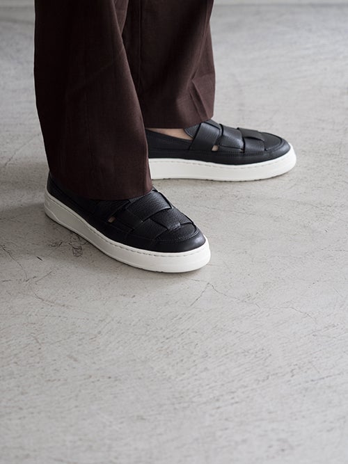 POLLINI ホワイト ブラック スニーカー Voile Blanche ボイルブランシェ レザースニーカー LAYTON SPIDY 【全2