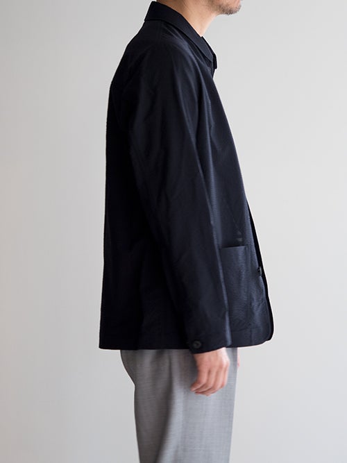ALTEA アルテア シアサッカーシャツジャケット NAVY | ITAL STYLE WEAR