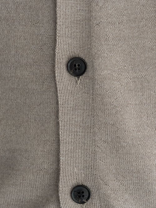 BAFY ベージュ ニットカーディガン BAFY バフィー ポロニットカーディガン BEIGE | ITAL STYLE WEAR