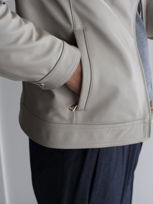 EMMETTI ライトグレー EMMETI エンメティ シングルライダース JAGO L.GRAY | ITAL STYLE WEAR