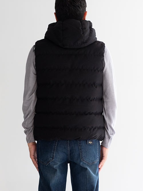 DUVETICA デュベティカ ダウンベスト HOWI BLACK | ITAL STYLE WEAR