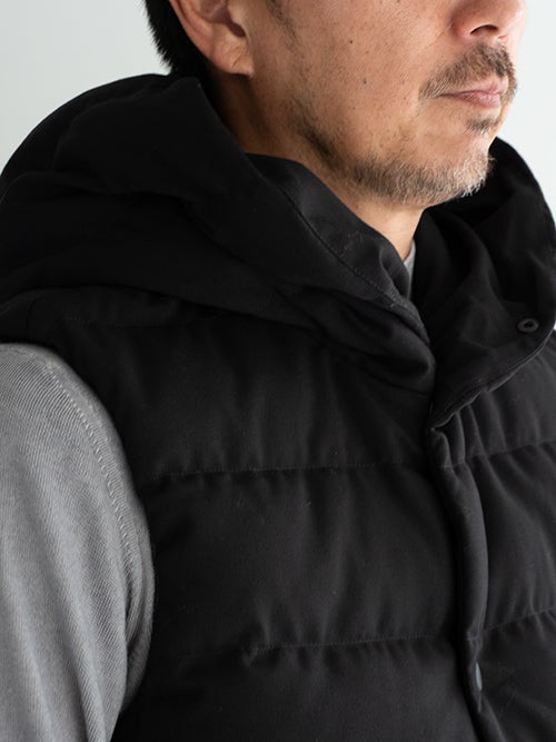 DUVETICA デュベティカ ダウンベスト HOWI BLACK | ITAL STYLE WEAR